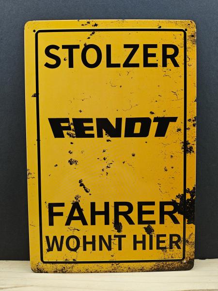 Stolzer Fendt Fahrer wohnt hier